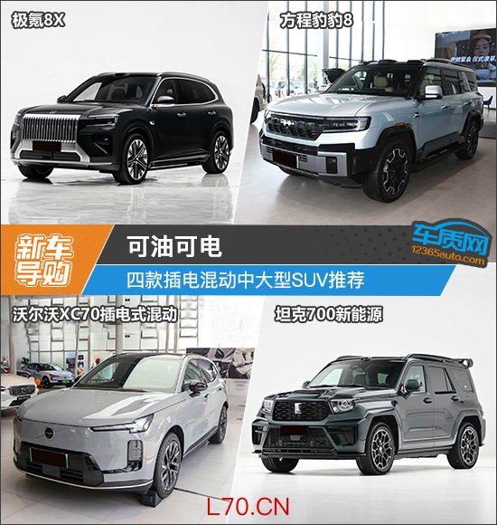 可油可电 四款插电混动中大型SUV推荐